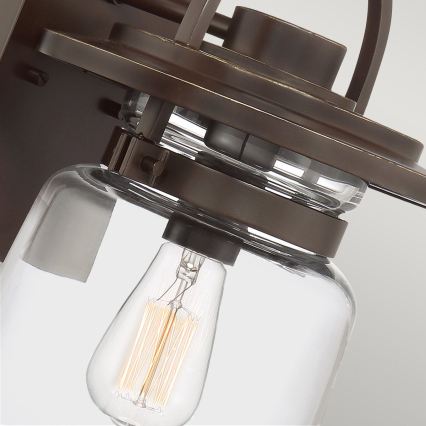 Quintiesse - Zunanja stenska svetilka LASALLE M 1xE27/60W/230V IP44 bronasta