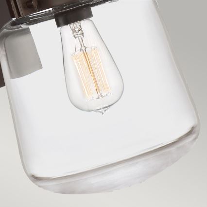 Quintiesse - Zunanja stenska svetilka LASALLE M 1xE27/60W/230V IP44 bronasta