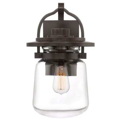 Quintiesse - Zunanja stenska svetilka LASALLE M 1xE27/60W/230V IP44 bronasta
