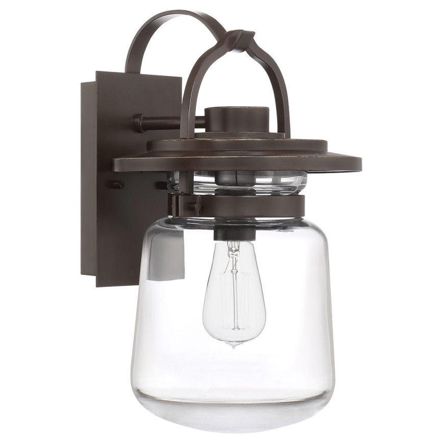 Quintiesse - Zunanja stenska svetilka LASALLE M 1xE27/60W/230V IP44 bronasta