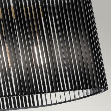 Quintiesse - Lestenec na drogu LINARA 5xE27/60W/230V črna/zlata
