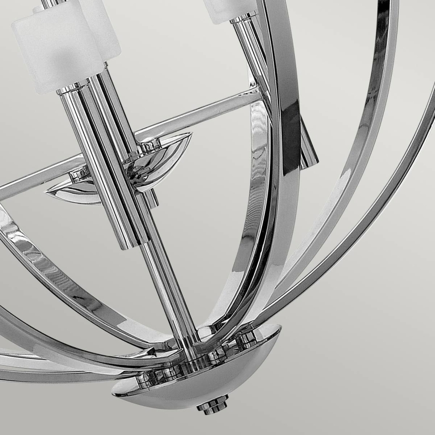 Quintiesse - LED lestenec na kablu MONDO 8xG9/3W/230V Ø 71,3 cm sijajni krom