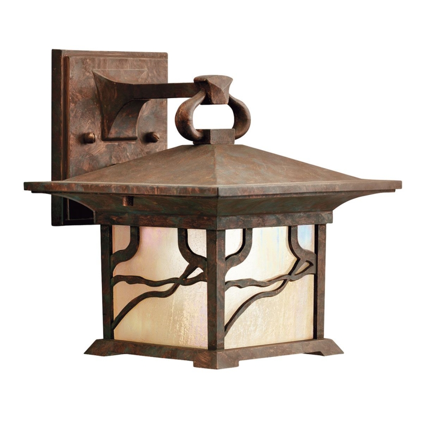 Quintiesse - Zunanja stenska svetilka MORRIS M 1xE27/60W/230V IP44 bronasta