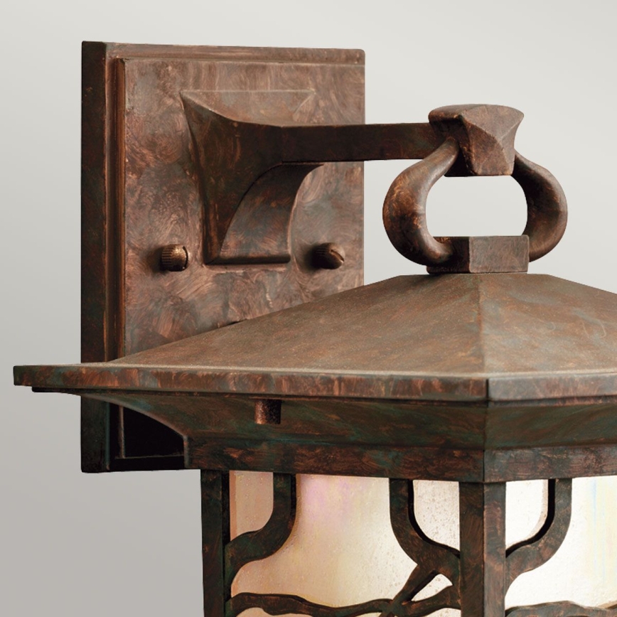 Quintiesse - Zunanja stenska svetilka MORRIS M 1xE27/60W/230V IP44 bronasta