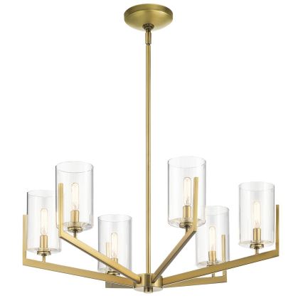Quintiesse - Lestenec na drogu NYE 6xE14/40W/230V, premer 71,1 cm, zlata