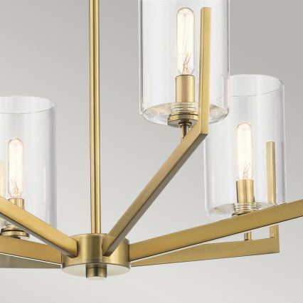 Quintiesse - Lestenec na drogu NYE 6xE14/40W/230V, premer 71,1 cm, zlata