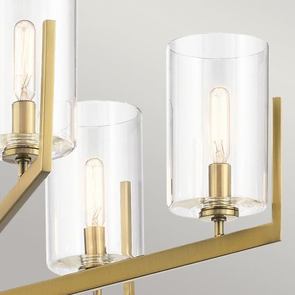 Quintiesse - Lestenec na drogu NYE 6xE14/40W/230V, premer 71,1 cm, zlata