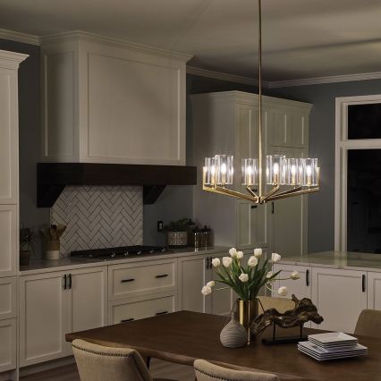 Quintiesse - Lestenec na drogu NYE 6xE14/40W/230V, premer 71,1 cm, zlata