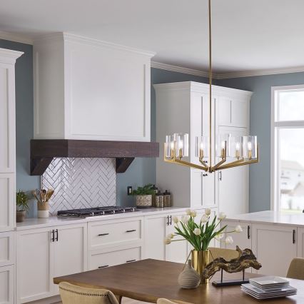 Quintiesse - Lestenec na drogu NYE 6xE14/40W/230V, premer 71,1 cm, zlata