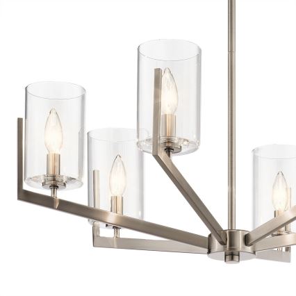 Quintiesse - Lestenec na palici NYE 6xE14/40W/230V premer 71,1 cm matni krom