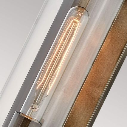 Quintiesse - Zunanja stenska svetilka PEARSON M 1xE27/60W/230V IP44 bronzna