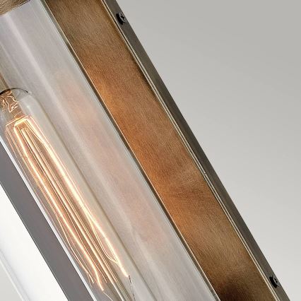 Quintiesse - Zunanja stenska svetilka PEARSON M 1xE27/60W/230V IP44 bronzna