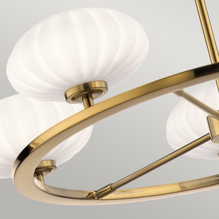 Quintiesse - LED kopalniški lestenec na drogu PIM 5xG9/3W/230V premer 71,1 cm IP44 v zlati barvi