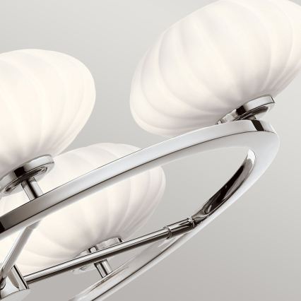 Quintiesse - LED kopalniški lestenec na drogu PIM 5xG9/3W/230V, premer 71,1 cm, IP44, sijajni krom