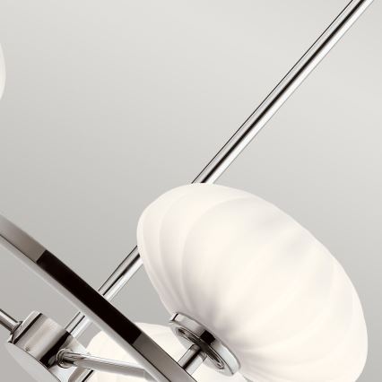 Quintiesse - LED kopalniški lestenec na drogu PIM 5xG9/3W/230V, premer 71,1 cm, IP44, sijajni krom