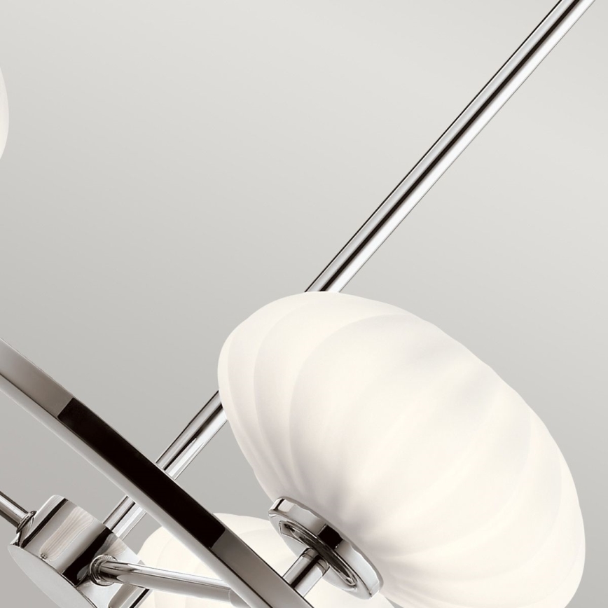 Quintiesse - LED kopalniški lestenec na drogu PIM 5xG9/3W/230V, premer 71,1 cm, IP44, sijajni krom