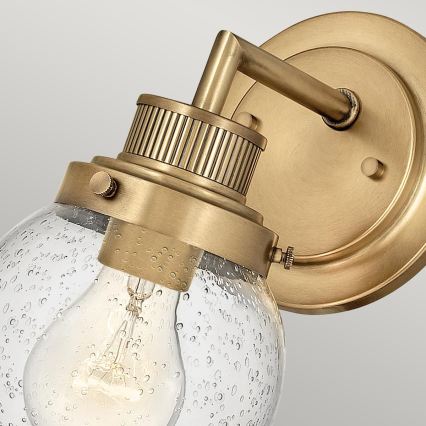 Quintiesse - Kopalniška stenska svetilka POPPY 1xE27/60W/230V IP44 zlata