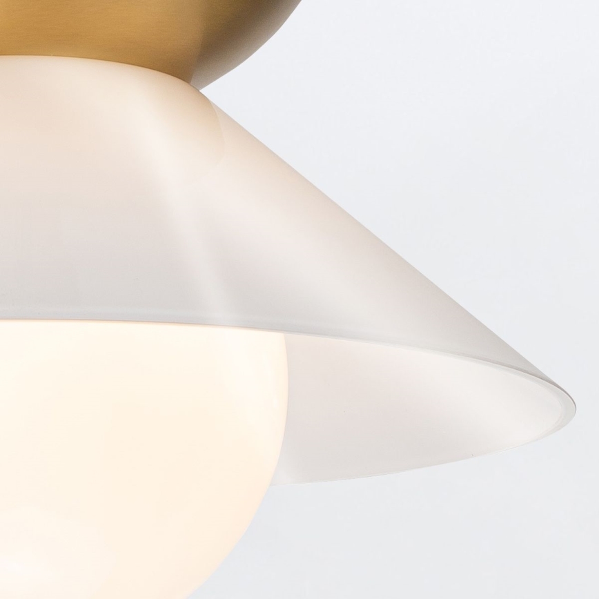Quintiesse - Lestenec na drogu SAUCER M 1xE27/40W/230V premer 36,6 cm zlat