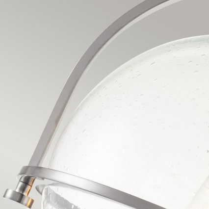 Quintiesse - Stropna svetilka SOMERSET 1xE27/60W/230V premer 28,2 cm matni krom