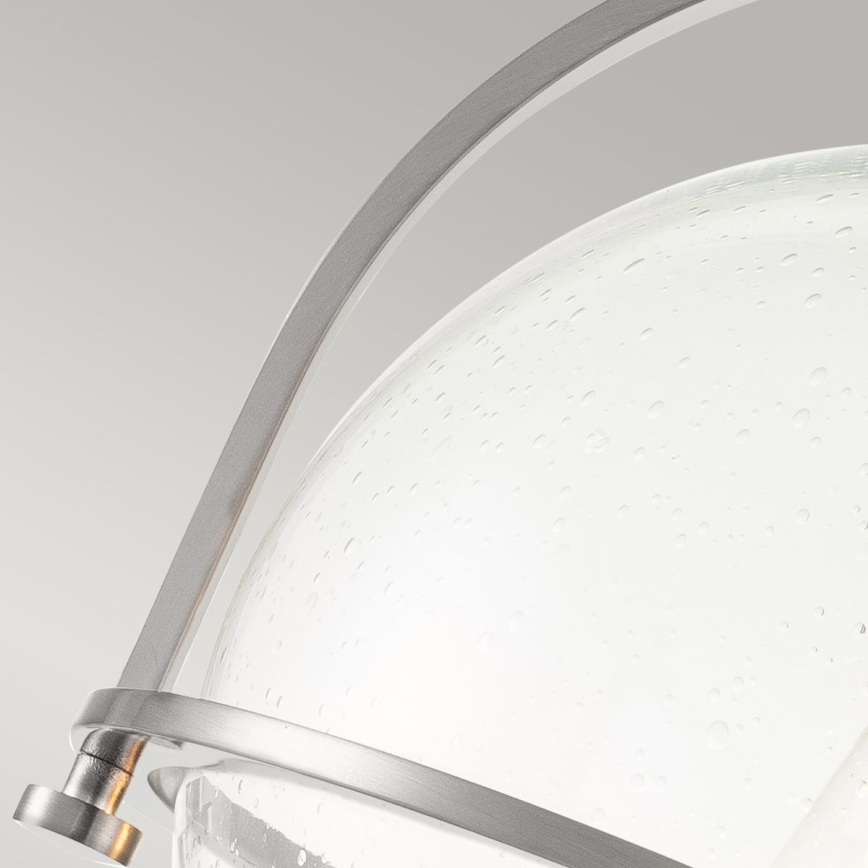 Quintiesse - Stropna svetilka SOMERSET 1xE27/60W/230V premer 28,2 cm matni krom