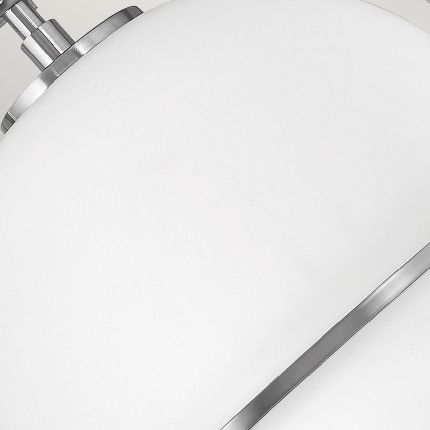 Quintiesse - Stropna svetilka SOMERSET 1xE27/60W/230V Ø 28,2 cm mat krom