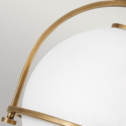 Quintiesse - Stropna svetilka SOMERSET 1xE27/60W/230V premer 28,2 cm zlata