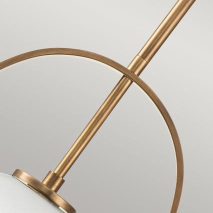 Quintiesse - Lestenec na palici SOMERSET 1xE27/60W/230V Ø 28,9 cm bronast