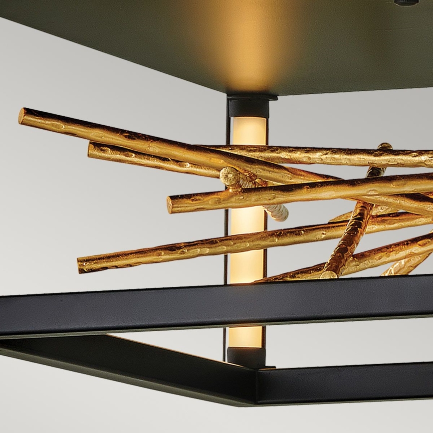 Quintiesse - LED Stropna svetilka STYX LED/8W/230V črna/zlata