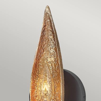 Quintiesse - Stenska svetilka WILLOW 1xE14/40W/230V zlata/črna