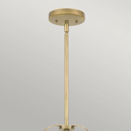Quintiesse - Lestenec na drogu WIMBERLEY 3xE27/60W/230V, premer 35,6 cm, v zlati barvi