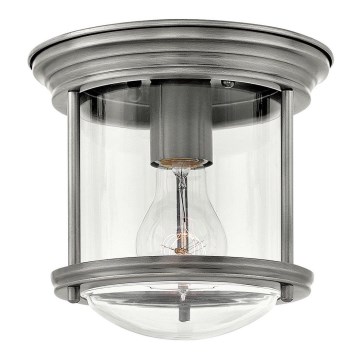 Quintiesse - Zunanja stropna svetilka HADRIAN, 1x E27/60W/230V, premer 19,6 cm, IP44, mat krom