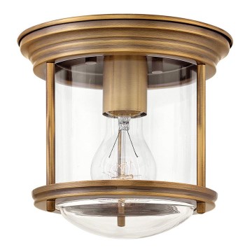 Quintiesse - Zunanja stropna svetilka HADRIAN 1xE27/60W/230V, premer 19,6 cm, IP44, bronasta