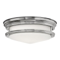 Quintiesse - Zunanja stropna svetilka HADRIAN 2xE27/40W/230V premer 27,8 cm IP44 sijajni krom