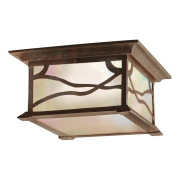 Quintiesse - Zunanja stropna svetilka MORRIS 2xE27/60W/230V IP44 bronasta