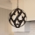 Quintiesse - Zunanji lestenec na verigi BLACKSMITH 4xE14/40W/230V, premer 50,1 cm, IP44, črn