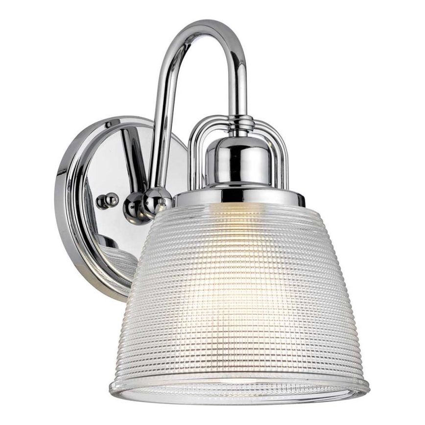 Quoizel - LED Kopalniška stenska svetilka DUBLIN 1xG9/3W/230V IP44 sijajni krom