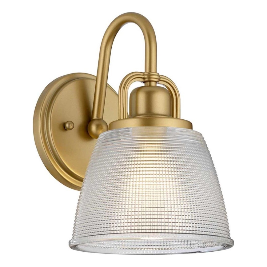 Quoizel - LED Kopalniška stenska svetilka DUBLIN 1xG9/3W/230V IP44 zlata