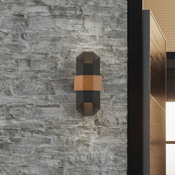 Quoizel - LED Zunanja stenska svetilka CHASM 2xLED/5,5W/230V IP44