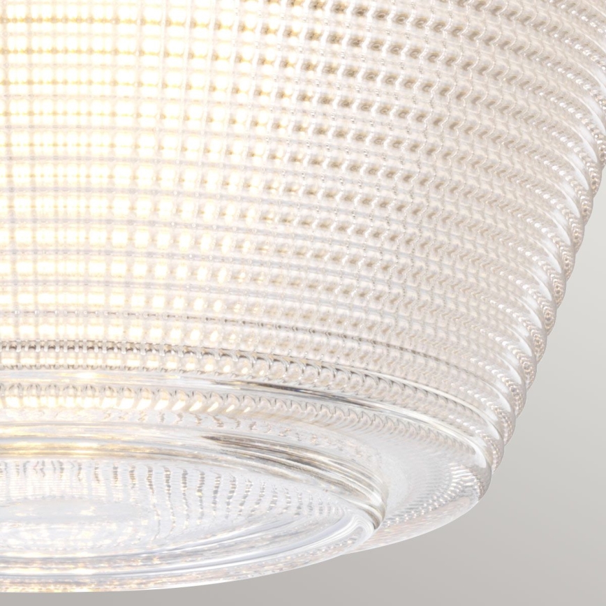 Quoizel - Kopalniška stropna svetilka DUBLIN 1xE27/40W/230V IP44 sijajni krom