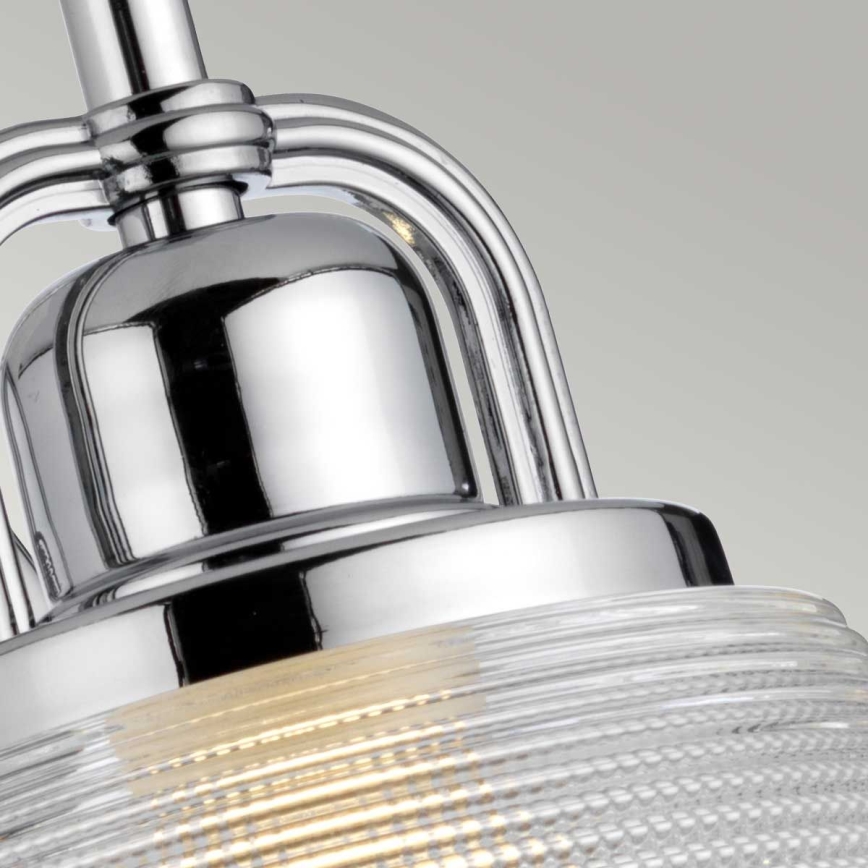 Quoizel - LED Kopalniška stenska svetilka DUBLIN 1xG9/3W/230V IP44 sijajni krom
