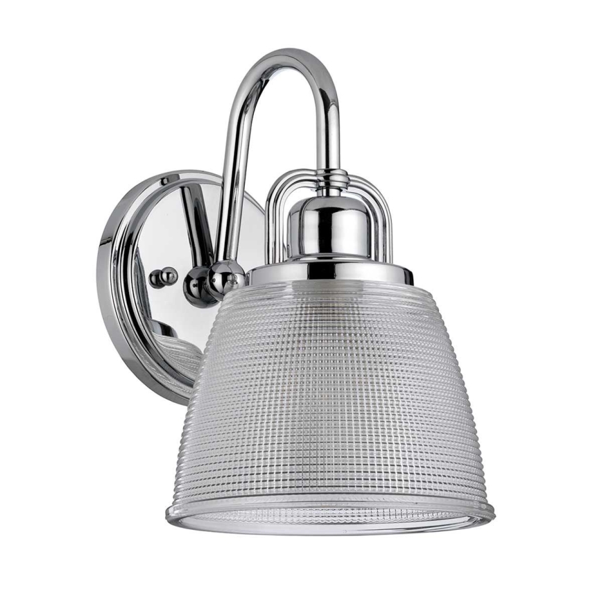 Quoizel - LED Kopalniška stenska svetilka DUBLIN 1xG9/3W/230V IP44 sijajni krom