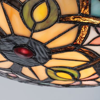Quoizel - Stropna svetilka Tiffany LARISSA 2xE27/40W/230V premer 41,2 cm