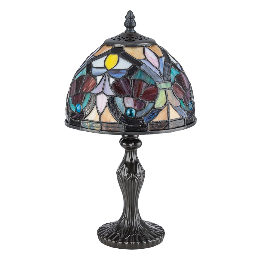 Quoizel - Namizna Tiffany svetilka LARISSA 1xE14/40W/230V premer 20 cm