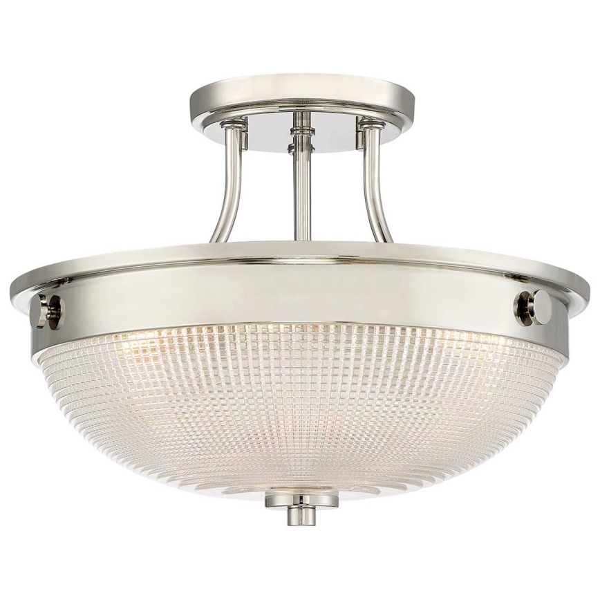 Quoizel - Nadgradni lestenec MANTLE 2xE27/60W/230V sijajni krom