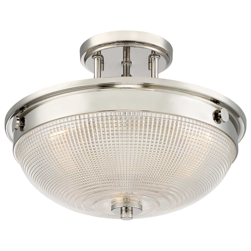 Quoizel - Nadgradni lestenec MANTLE 2xE27/60W/230V sijajni krom
