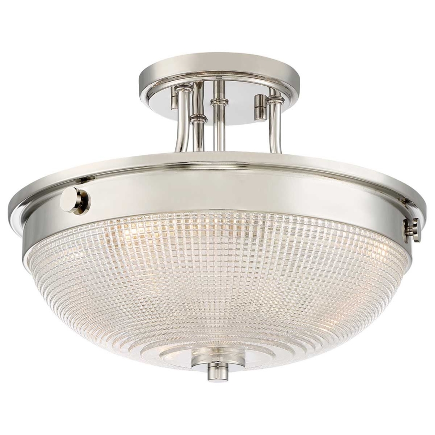 Quoizel - Nadgradni lestenec MANTLE 2xE27/60W/230V sijajni krom