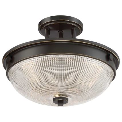 Quoizel - Nadgradni lestenec MANTLE 2xE27/60W/230V bron