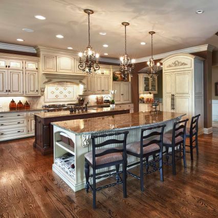 Quoizel - Lestenec na verigi MARQUETTE 3xE14/60W/230V bronast