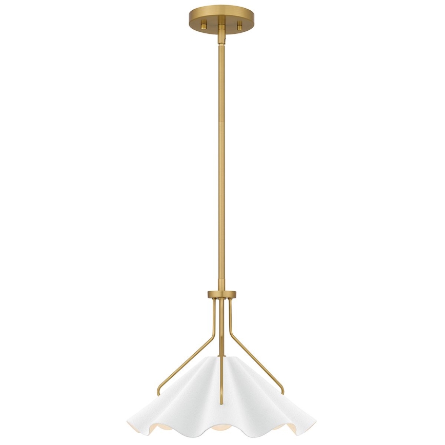 Quoizel - Lestenec na drogu MEJIA 1xE27/60W/230V pr. 35,6 cm medenina