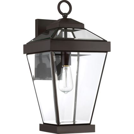 Quoizel - Zunanja stenska svetilka RAVINE 1xE27/60W/230V IP44 rjava